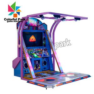 Machine d'arcade Dance Dance Revolution colorée, entièrement automatique, de haute qualité, à monnayeur, pour échange de tickets, pour parcs - Product Image 5