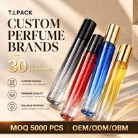 Mini flacon de parfum de voyage 10 ml, ensemble de flacons pulvérisateurs en verre rouge, bleu, or pour échantillons de parfum, emballage en vrac