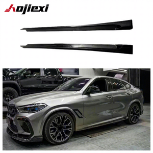 Jupes latérales en fibre de carbone de style LD de haute qualité pour <span class=keywords><strong>BMW</strong></span> F96 <span class=keywords><strong>X6M</strong></span> Sports <span class=keywords><strong>2019</strong></span>+ Amélioration du pare-chocs latéral Splitter Spoiler Lip Kit carrosserie - Product Image 1