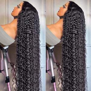 Cabello Humano Liso y Rizado para Peluca sin Pegamento con Frente de Encaje HD - Estilo Vietnamita 100% Virgen Brasileño Mink de Larga Duración - Product Image 3