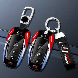 Étui de <span class=keywords><strong>clé</strong></span> de <span class=keywords><strong>voiture</strong></span> pliable de luxe en ABS CK-112105 pour Tucson Sonata Elantra I20 35 Nigo Palisade Cosmo Sedona Festa par FML - Product Image 1