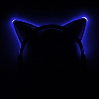 Pour les femmes filles accessoires de cheveux bandeau lampe de poche LED