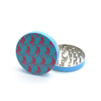Broyeur manuel en métal miniature Cannacoast avec logo personnalisé, broyeur moderne pour fleurs sèches et herbes, pour briquets et accessoires de fumage