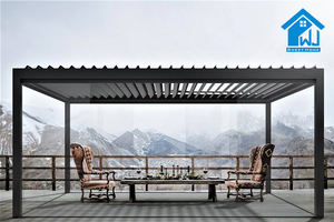 Açık yaşam kapak Tenda biyoiklim alüminyum Pergola açılış Gazebo çatı - Product Image 5