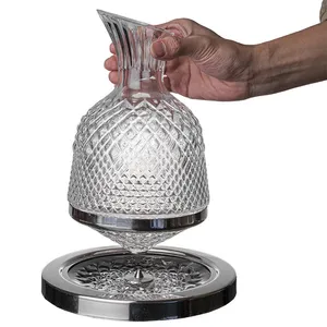 Juego de copas de vino tinto de cristal giratorio de gama alta Gyrotumbler Shake Decanter para tazas de uso doméstico