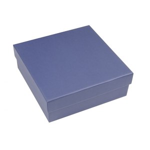 Scatola Portagioie Blu 17,5X17,5X5,5 Cm Con Fodera in Raso Per Conservazione - Product Image 3