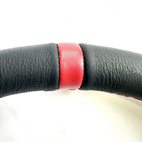 Volant en cuir suédé de style JDM de haute qualité, logo personnalisé universel pour simulateur de course, drift et tuning