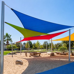 Tenda da Sole Impermeabile per Esterni con Protezione UV al 95% per Giardino, Patio, Balcone, Bordo Piscina e Cortile - Product Image 3