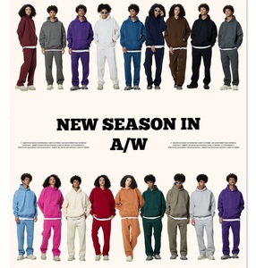 Maglione con cappuccio pesante 350 GSM da uomo <span class=keywords><strong>donna</strong></span> con felpa aderente in pile polare spessa felpa con cappuccio da <span class=keywords><strong>donna</strong></span> 0007 - Product Image 3