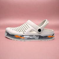 Vente en gros de sandales d'été camouflage et mules Eva Garden unisexes, chaussures classiques antidérapantes pour hommes, sandales d'extérieur tendance pour femmes