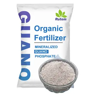 China Company Organic Fertilizer Solution Supper Fine Powdered Mineralized Bird Guano Phosphate Fertilizer Granular Supplier