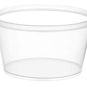 Gobelet à sauce en plastique avec couvercle à charnière 1oz 1.1oz 1.5oz 2oz 2.5oz 3oz 3.5oz 4oz 5oz Contenant alimentaire pour condiments - Product Image 1