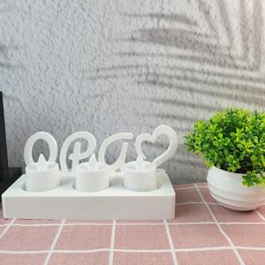 Moule en silicone M52499 pour décoration en ciment et gypse, motif « Grand-père aimant » - Product Image 4