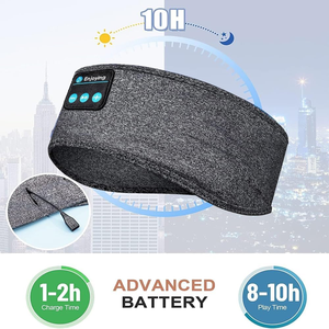 V5.4 Slaaphoofdtelefoon Hoofdband, Zachte Draadloze Muziek Sport Oordopjes met Ultradunne Stereoluidsprekers, Lange Speeltijd - Product Image 3