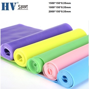 Logo personnalisé yoga TPE résistance bande 1500 <span class=keywords><strong>1800</strong></span> 2000 Pilates exercice yoga élastique bande élastique - Product Image 1