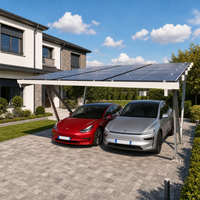 Système de montage solaire modulaire, structure solaire imperméable pour abri de voiture, pour le stationnement de voitures résidentiel et commercial, abris de voiture solaires