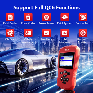 QQr Q06 코드 리더 TPMS 센서 시스템 433/315MHz/WiFi/RF/ 3.7V 프로그래밍 가능 글로벌 자동차용 - Product Image 6