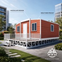 CE-Zertifiziertes 20ft Doppelflügel-Erweiterungshaus Direkt vom Hersteller Modulares Gebäude für den Europäischen Markt