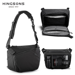 KINGSONS <b>Camera</b> <b>Bag</b> 20-35L Waterproof DSLR SLR Mirrorless Shoulder <b>Bag</b> for Business Travel - Product Image 1