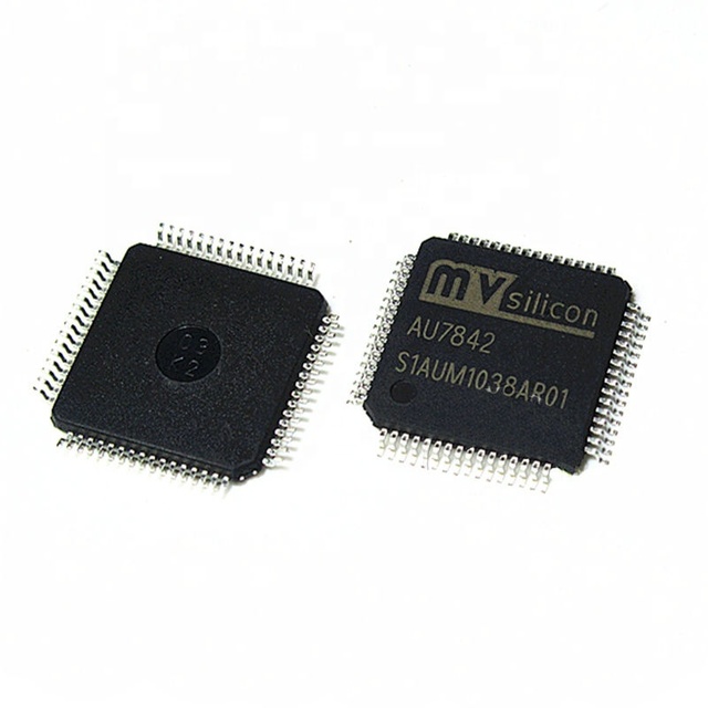 Car audio mp3 decoder chip AU7842 QFP64