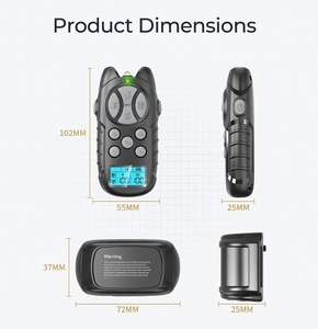 <span class=keywords><strong>Collar</strong></span> de Adiestramiento para Perros con Vibración, Sonido y Descarga Eléctrica, Personalizable, con Control Remoto, Impermeable, Recargable, con Luz LED - Product Image 4