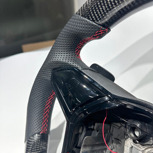 Volante de Fibra de Carbono LED Compatible con Volkswagen <span class=keywords><strong>Golf</strong></span> 8 MK8 <span class=keywords><strong>GTI</strong></span> GTE GTD POLO CC Modelo <span class=keywords><strong>Antiguo</strong></span> Actualizado a Nuevo Modelo - Product Image 5