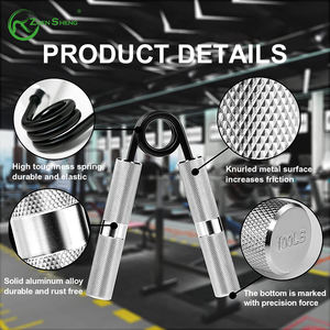 Zhensheng Factory Entraîneur de force de préhension portable en aluminium, réglable 30-120 Lbs, pour la musculation des doigts et des mains - Product Image 3