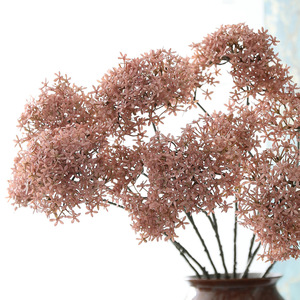 Rami di <span class=keywords><strong>Fiori</strong></span> Artificiali a Forma di Stella, Steli di <span class=keywords><strong>Fiori</strong></span> Finti Argentati per Composizioni Floreali Autunnali, Matrimoni e Decorazioni per Vasi - Product Image 1