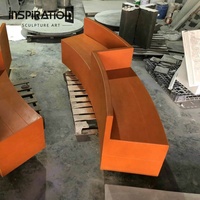 Modèle XMS-F de l'INSpiration du jardin extérieur contemporain en GFRC pour l'aménagement paysager urbain