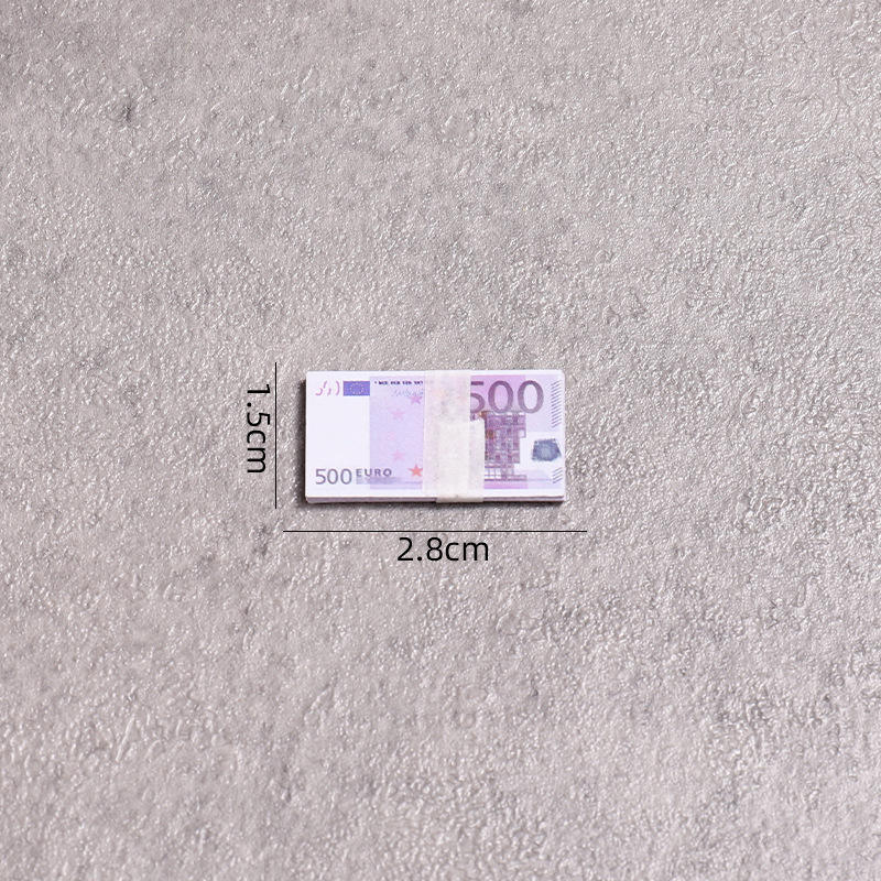 Mini billet de banque -5 [prop]]] blanc