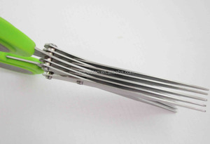<span class=keywords><strong>Ciseaux</strong></span> de <span class=keywords><strong>cuisine</strong></span> en acier inoxydable à 5 <span class=keywords><strong>lames</strong></span> pour herbes aromatiques - Product Image 5