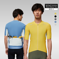 Maillot de Ciclismo Corto para Hombre RESEARCH, Cortavientos, Transpirable, de Secado Rápido, para Primavera/Verano, para Ciclismo de Carretera y Montaña, OEM