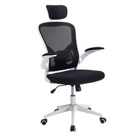 Chaise de bureau de direction multifonctionnelle JOHOOFURNITURE en cuir PU coloré à dossier haut avec fonction massage, style nordique