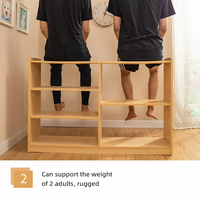 Armarios de Almacenamiento Plegables Montessori para Guardería, con Ruedas, Ecológicos, Duraderos y Modernos, para Dormitorio y Baño