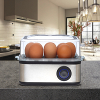 2025 nouveautés 500W 8 pièces cuisine électrique oeuf chaudière arrêt automatique en acier inoxydable électrique oeuf cuiseur