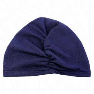 Turban pour femme prêt à expédier, multifonctionnel, en polyester, noué, torsadé, couleur unie, pré-noué, élastique, de haute qualité - Product Image 6