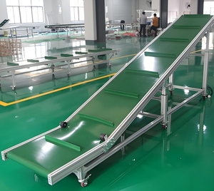 קו הרכבה חגורת רוחב 800 מ "מ עם מכונת אריזה מדבקה מיני מוצר diy 32 מ" מ חגורת מסוע מכונה - Product Image 5