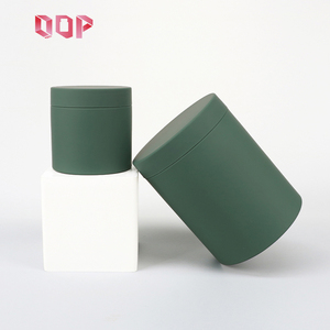 กระปุกครีมพลาสติกพกพาสำหรับเดินทาง  บรรจุภัณฑ์แบบกระปุก PP สีเขียว พร้อมฝาพลาสติก สำหรับครีมทาหน้า ผลิตภัณฑ์ดูแลผิว และสครับขัดผิว - Product Image 1