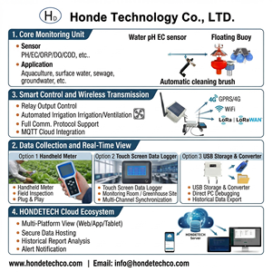 Monitor <span class=keywords><strong>Analizador</strong></span> Inalámbrico Multi-Parámetro para Agua Compatible con RS485 GPRS 4G WiFi LoRaWAN (<span class=keywords><strong>pH</strong></span>, EC, ORP, Amoniaco, Temperatura) - Product Image 6