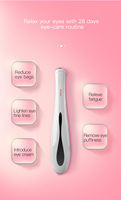 3 In 1 Mini Aanraakgevoelige Oogmassage Pen Draagbare Draadloze Donkere Kringen Rimpel Oogzak Verwijderingsmachine