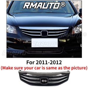 Grille de pare-chocs avant chromée argentée pour Honda Accord 2003-2022 2008 2009, kit carrosserie, accessoires auto - Product Image 4