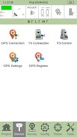 Équipement d'arpentage de précision de haute précision 1 ''Instrument de Station totale Android FOIF RS10 Station totale robotique