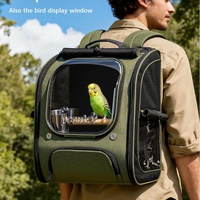 Sac à dos pour oiseaux, perroquets, calops et petits pigeons - Cage de transport respirante et portable pour l'extérieur, fabriquée en Chine, modèle PC0019
