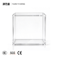 Boîte de présentation en acrylique transparente, vitrine de bureau transparente pour jeux rétro, décoration d'étagère à domicile