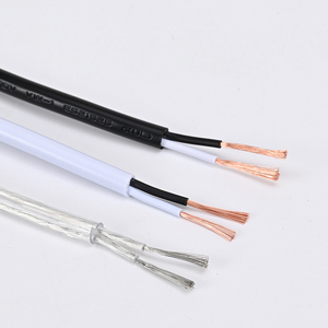 Câble en cuivre sans oxygène de norme américaine Kebaolong, gainé de PVC, 3 conducteurs, 0,824 mm, couleur transparente, usage domestique - Product Image 2