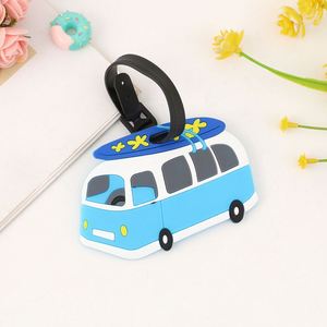 Étiquette de bagage en silicone en pvc de compagnie aérienne imprimée de logo personnalisé étiquette de bagage en caoutchouc imperméable et durable promotionnelle - Product Image 4