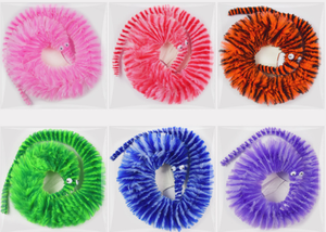 Mini UV2 abigarrado colas de dragón gusano señuelo de pesca con mosca materiales para atar moscas agua salada moscas grandes cola de dragón - Product Image 4