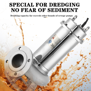 QY Bombas de agua sucia para residuos Amoladora Cortador Deshidratación Bomba de aguas residuales sumergible de fundición de acero inoxidable - Product Image 4