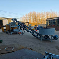 Machine de fabrication de blocs de pavés en ciment à pression hydraulique entièrement automatique, à structure creuse et solide, avec commande PLC
