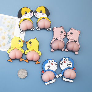 3D Cartoon niedlichen Shin-Chan Dora Hund Schwein Küken Kühlschrank Magnete Kreative Dekoration Zubehör Kunden spezifische Kühlschrank Magnete - Product Image 4